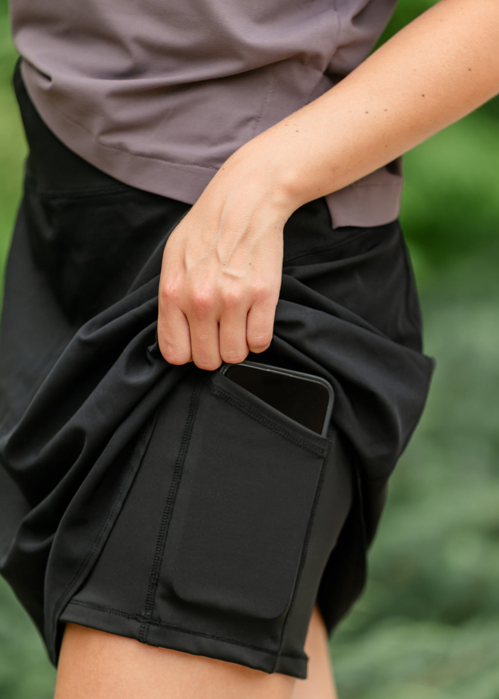 Inherit Co. Nia High Rise Skort — packaging