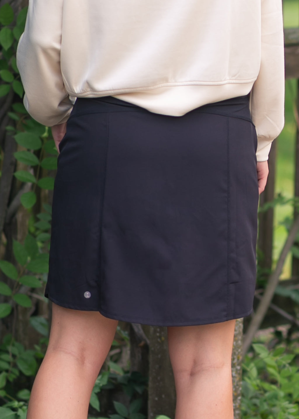 Inherit Co. Nia High Rise Skort — product on model