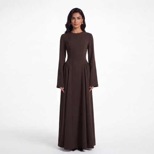 Nida Flared Maxi Dress(MS435)