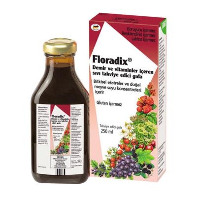 Floradix Liquid Iron Supplement - Vitamins & Minerals | 8.45 fl oz
