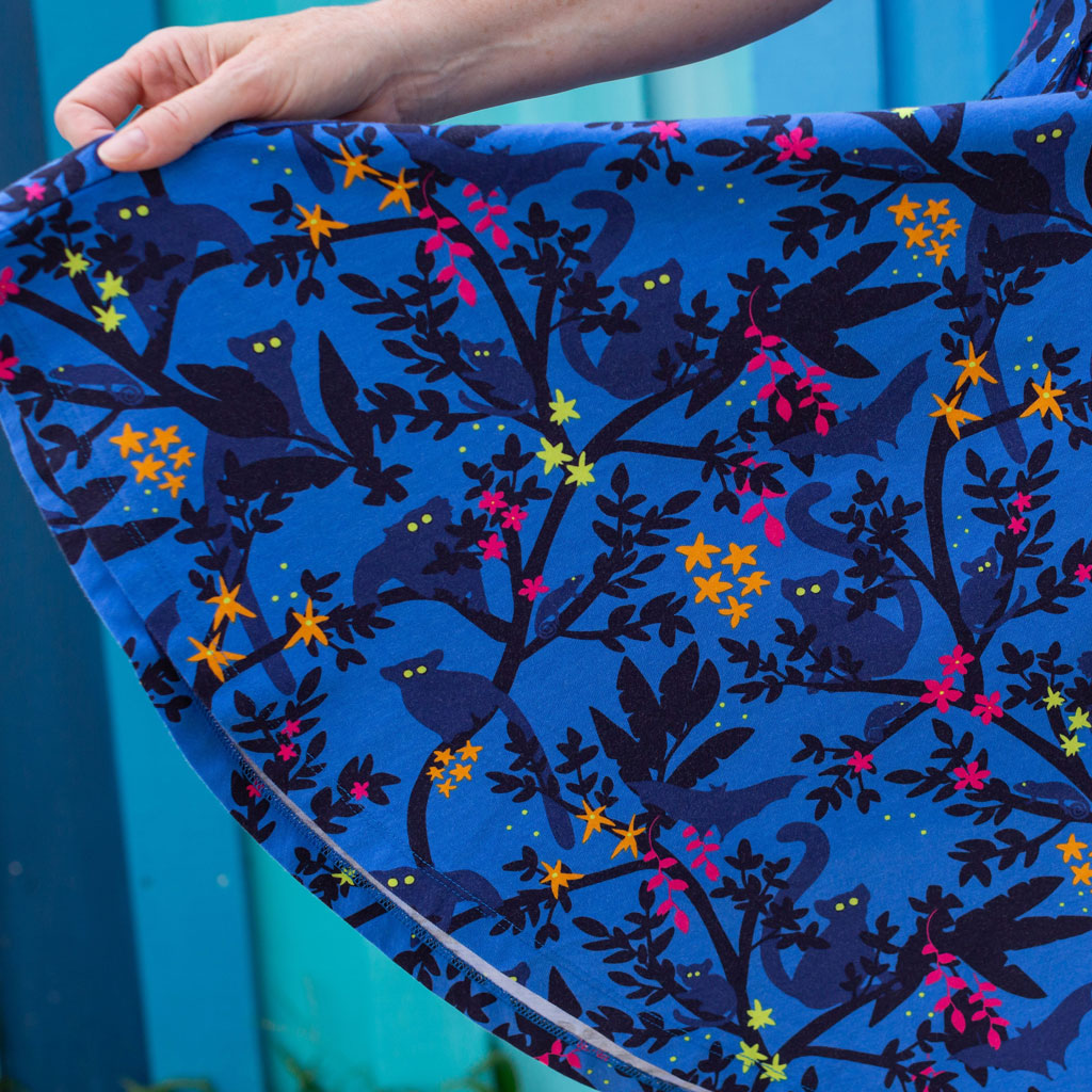 Princess Awesome & Boy Wonder "Who Glows There" Night Creatures Super Twirler Dress with Pockets — main product shot