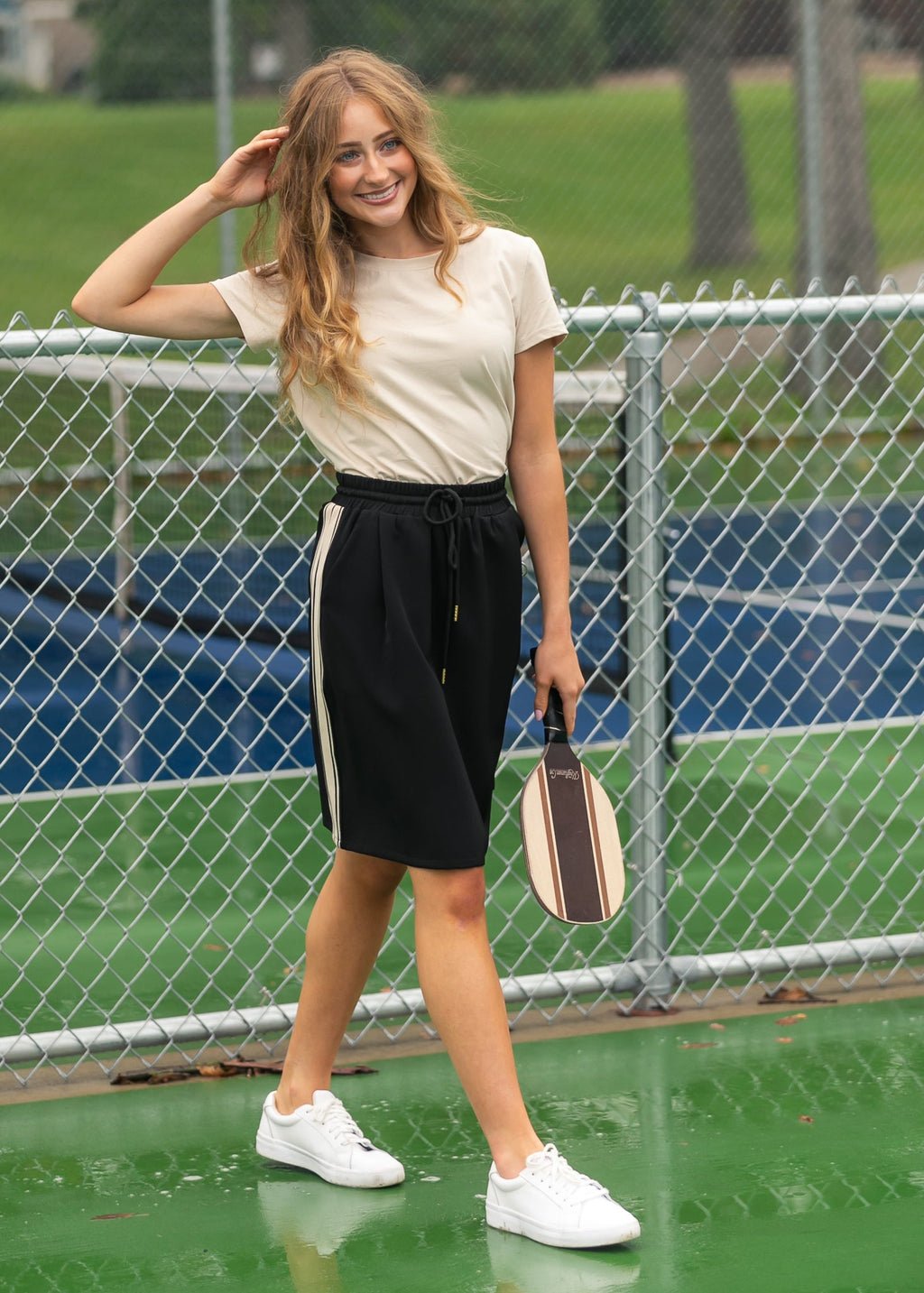 Inherit Co. Nina Mid-Rise Track Skirt — size reference