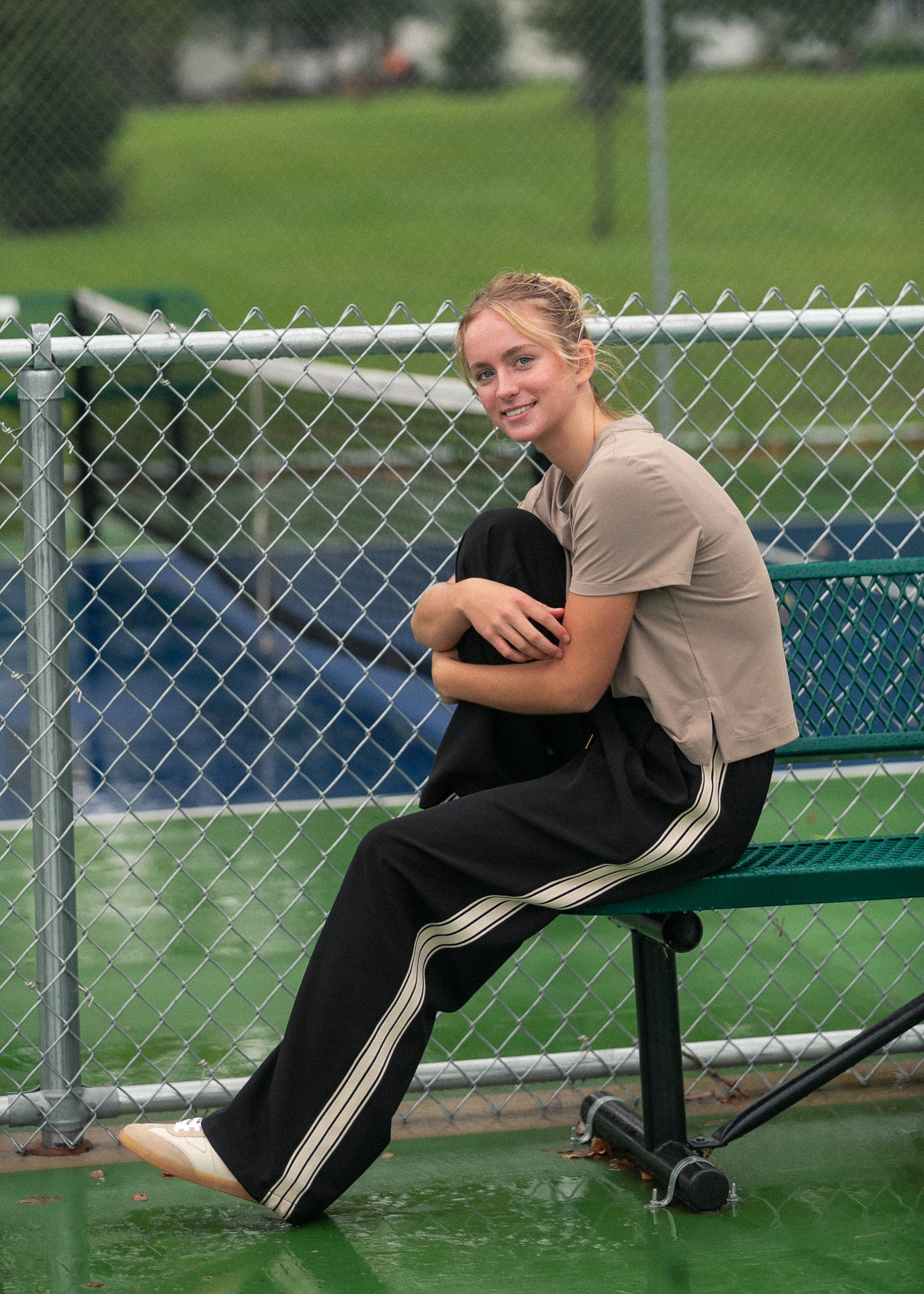 Inherit Co. Nina Wide Leg Track Pants — feature highlight