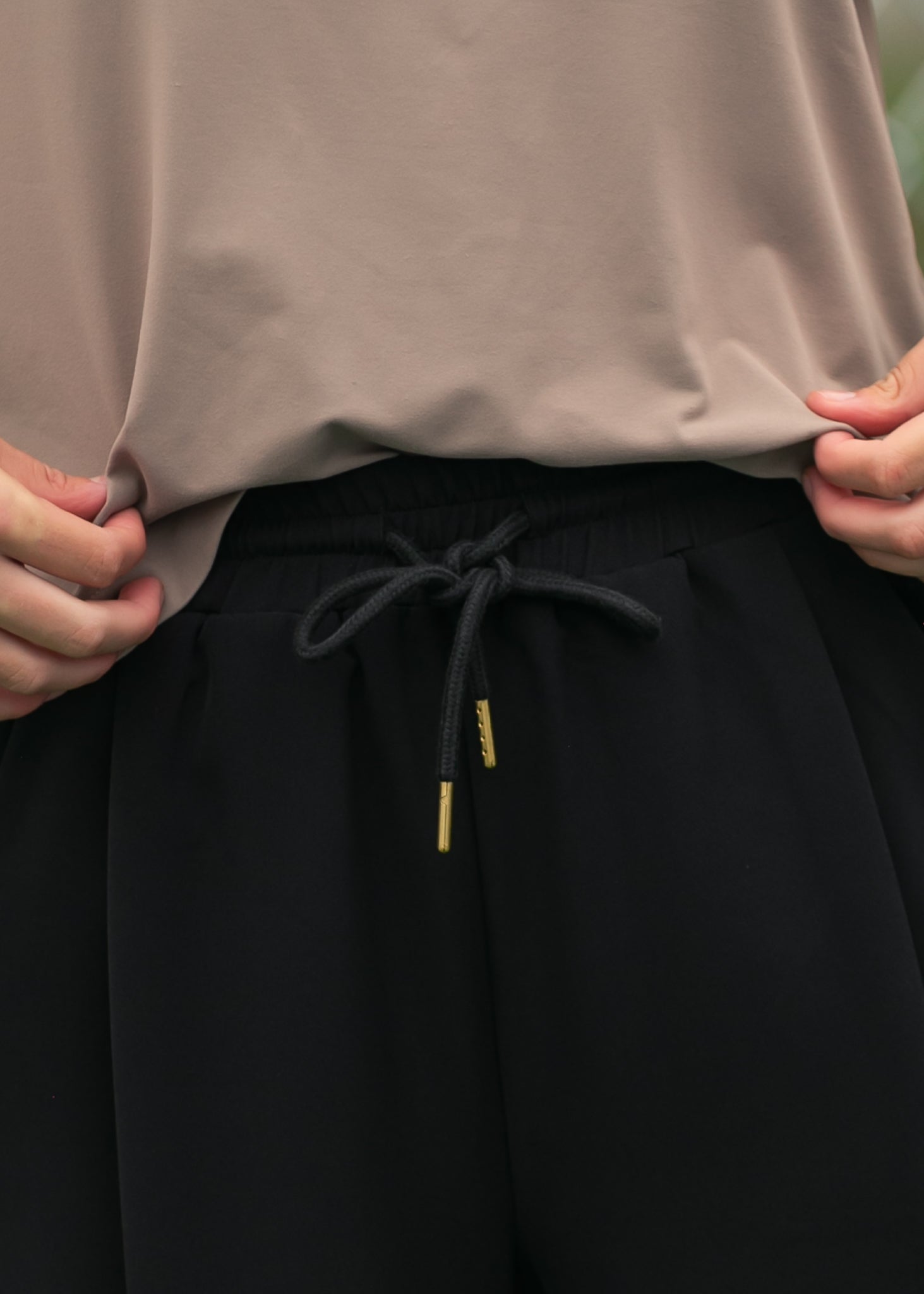 Inherit Co. Nina Wide Leg Track Pants — back view
