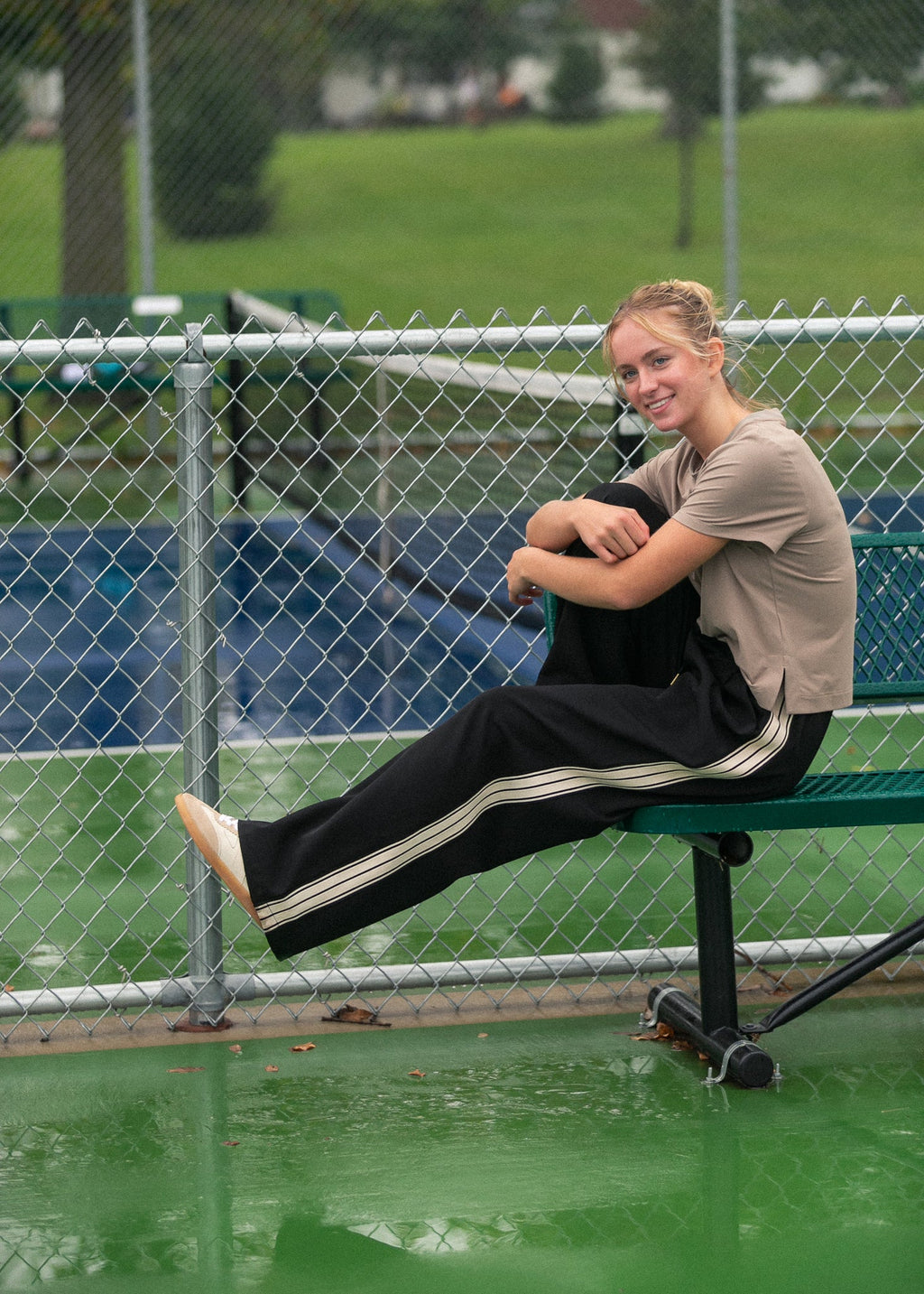 Inherit Co. Nina Wide Leg Track Pants — alternative angle