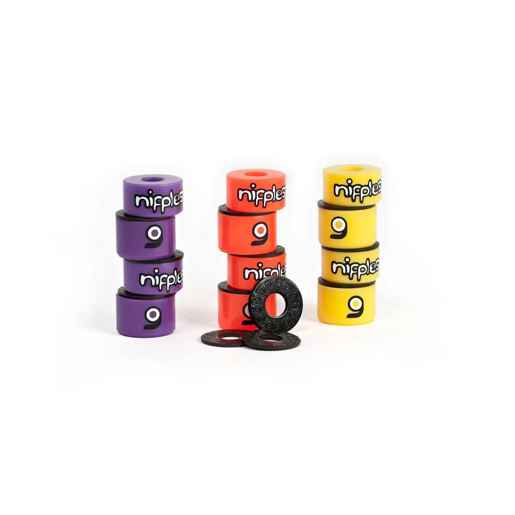 Orangatang Nipple Double Barrel Bushings Hard - Yellow (Set)