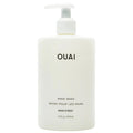 OUAI Exfoliating Hand Wash: Moisturizing Hand Soap with Natural Jojoba Beads, Rosehip & Floral Scent - Cruelty-Free & Hydrating.
