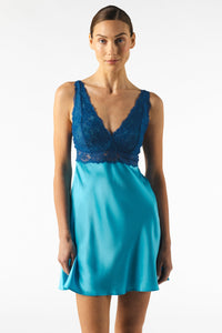 Morgan Iconic Bust-Support Silk Chemise