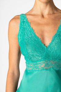 Morgan Iconic Bust-Support Silk Chemise
