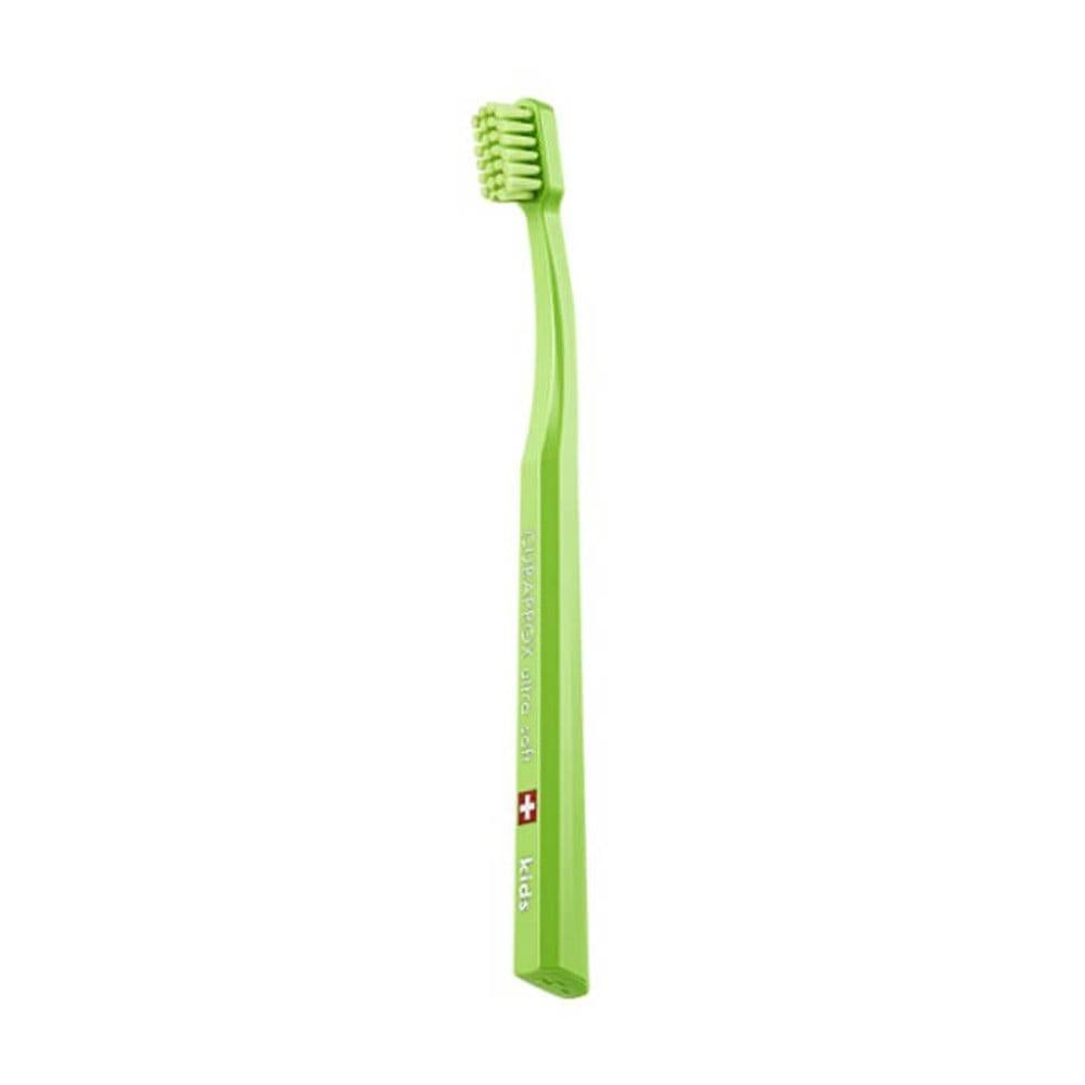 Curaprox Kids Ultra Soft Manual Toothbrush for Children Aged 3-13 Years - Gentle Cleaning, 5500 Curen Bristles