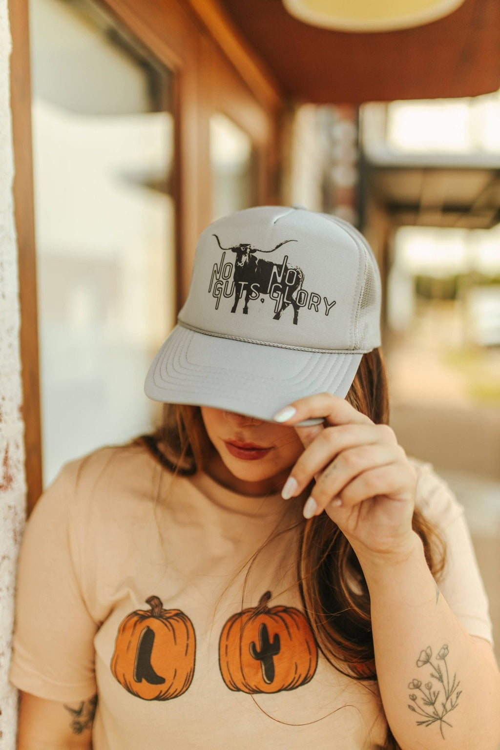Wild Junkie No Guts No Glory Trucker Hat — main product shot
