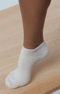Spun Bamboo No Look Anklet Bamboo Viscose Socks - Natural — main product shot