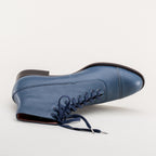 American Duchess Noble Men's Vintage Lace-Up Boots (Blue) — main product shot