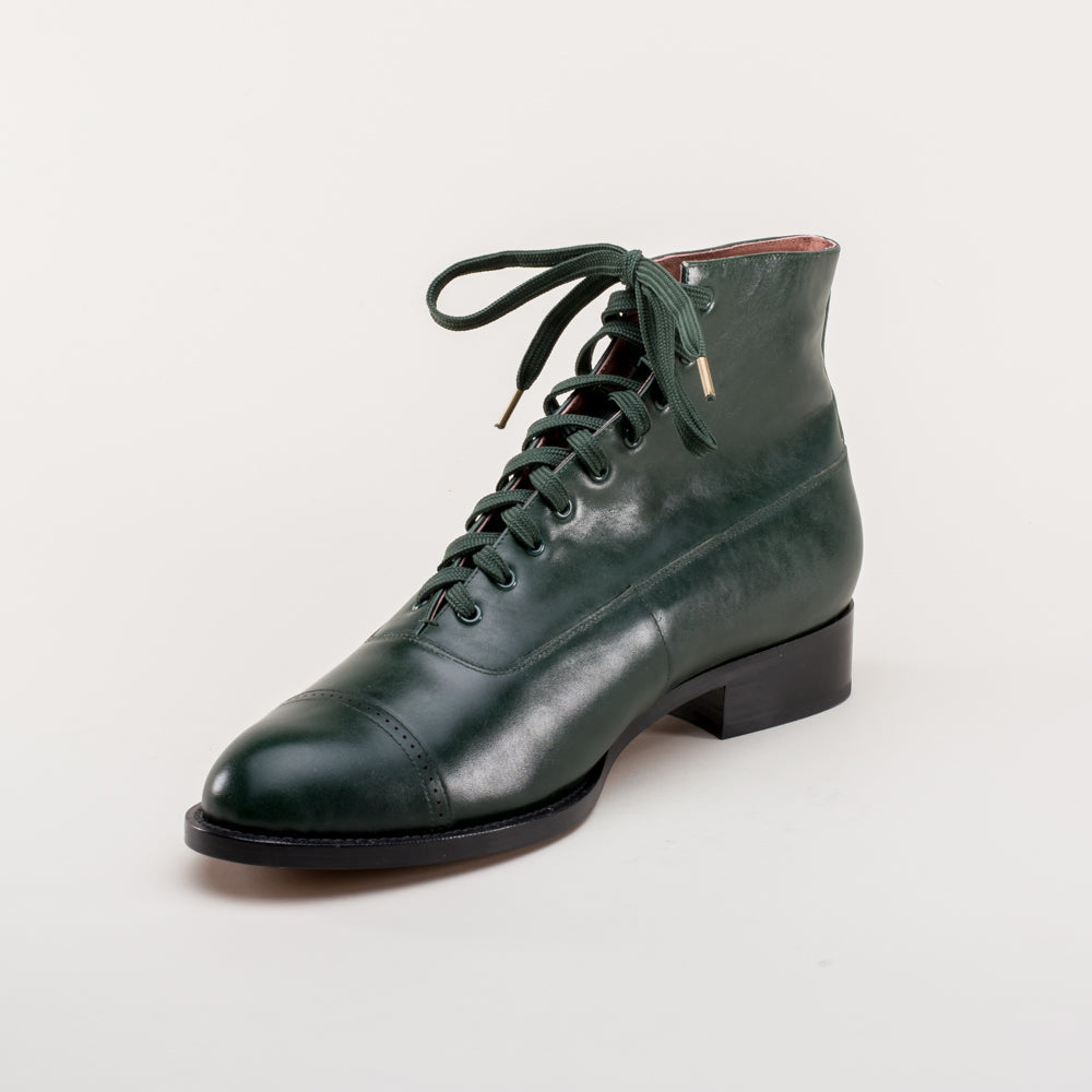 American Duchess Noble Men's Vintage Lace-Up Boots (Green) — color variant
