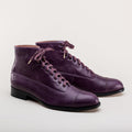 Noble Men's Vintage Lace-Up Boots (Purple) — historical footwear by American Duchess