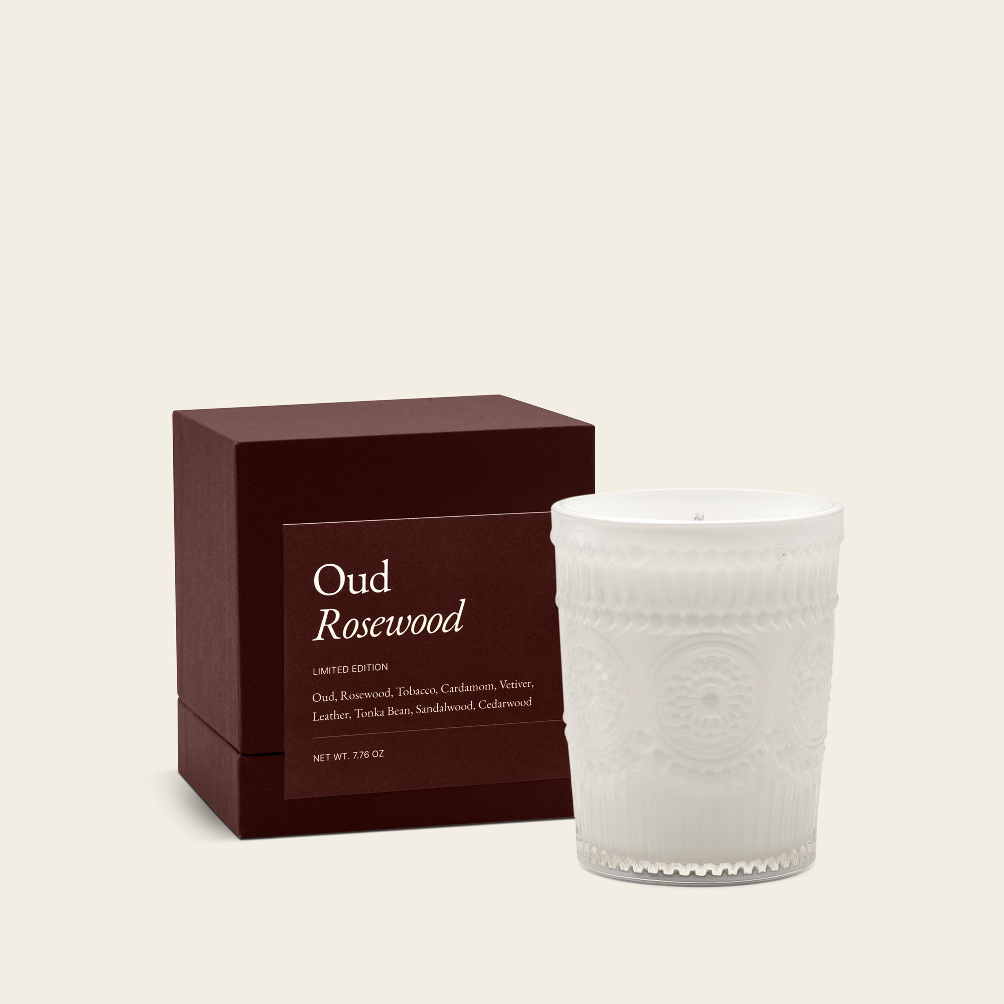 Italic Noir Swiss Scented Glass Candle — construction craftsmanship close-up