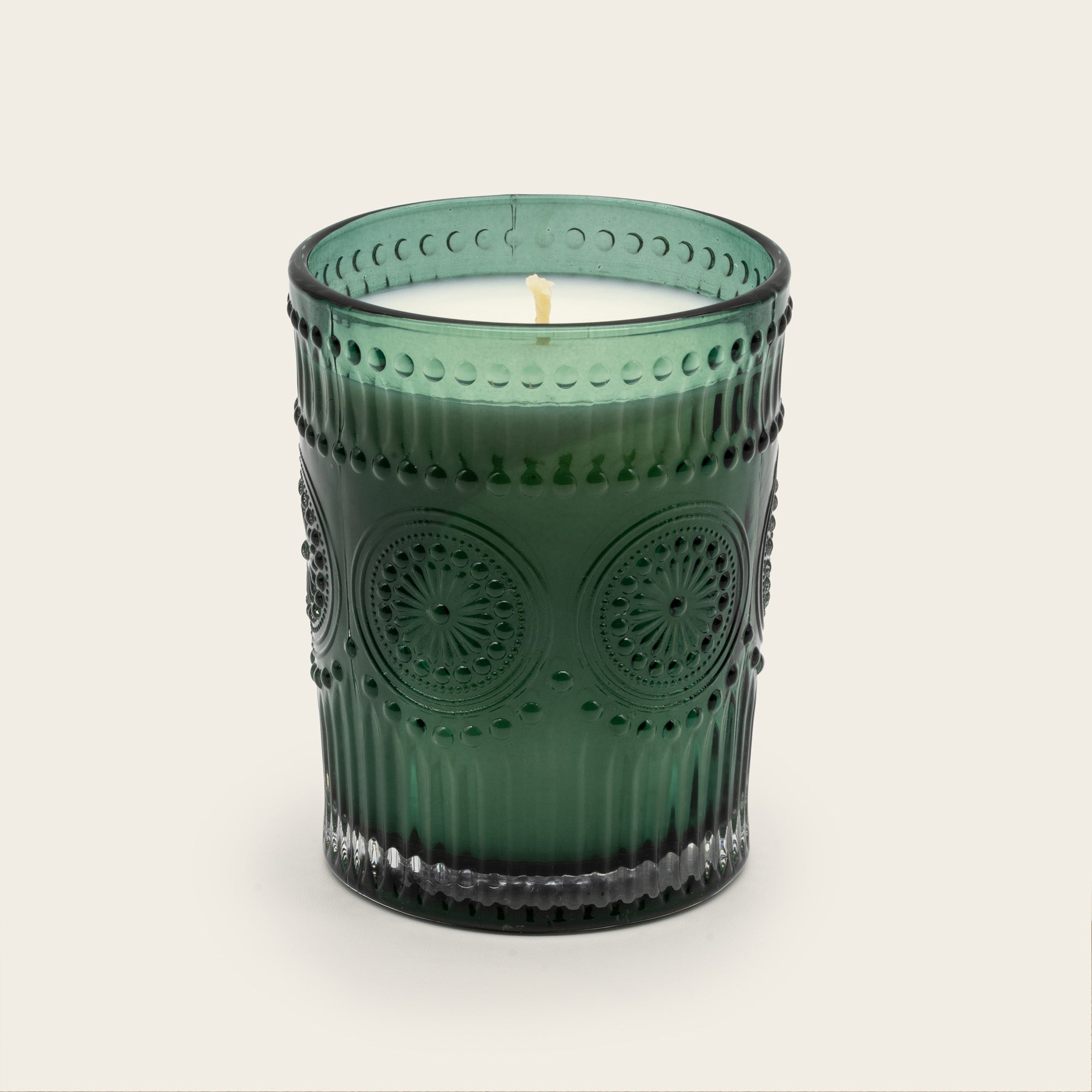 Italic Noir Swiss Scented Glass Candle — Swiss-made scented candle in noir glass vessel