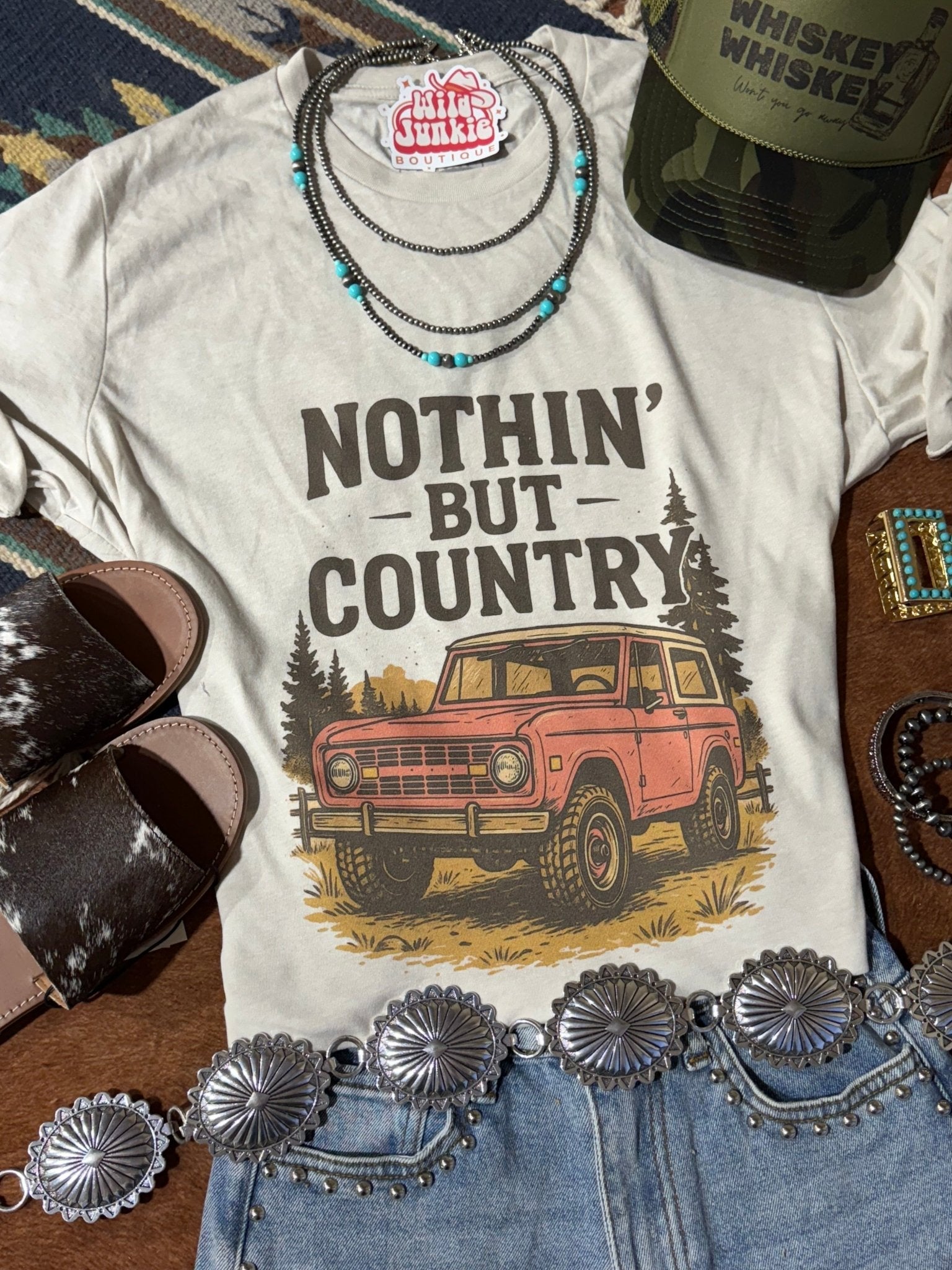 Wild Junkie Nothin' But Country Graphic Tee — main product shot