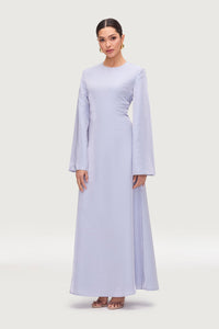 Nourhan Lace Up Back Maxi Dress - Samaa Dresses Veiled 