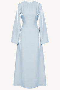 Nourhan Lace Up Back Maxi Dress - Samaa Dresses Veiled 
