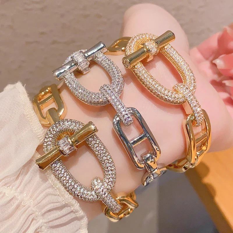 MyClosetAid MyClosetAid Sparkling Novelty Bracelet Necklace Set — main product shot
