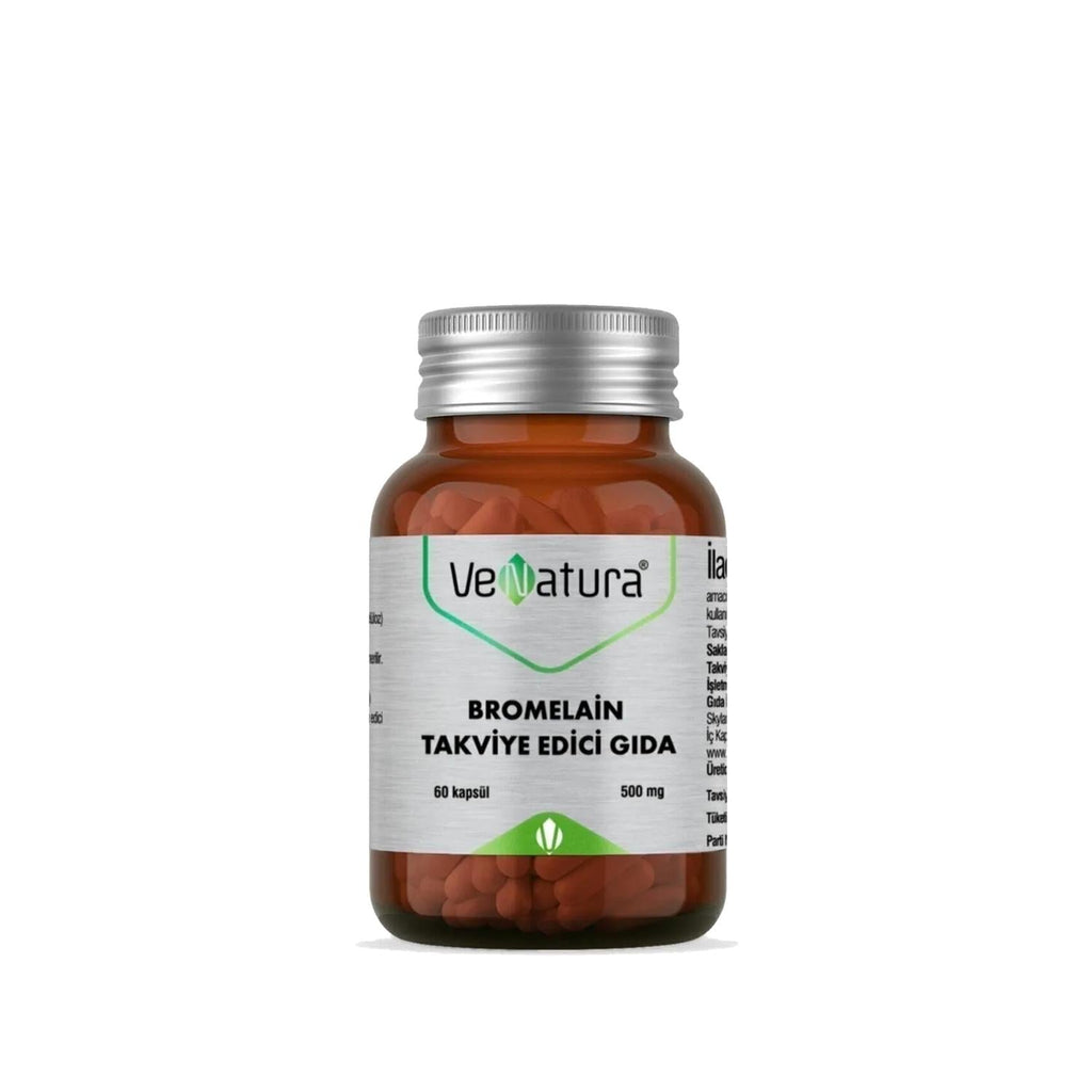 Venatura Bromelain Dietary Supplement - 60 Capsules for Digestive Health Support