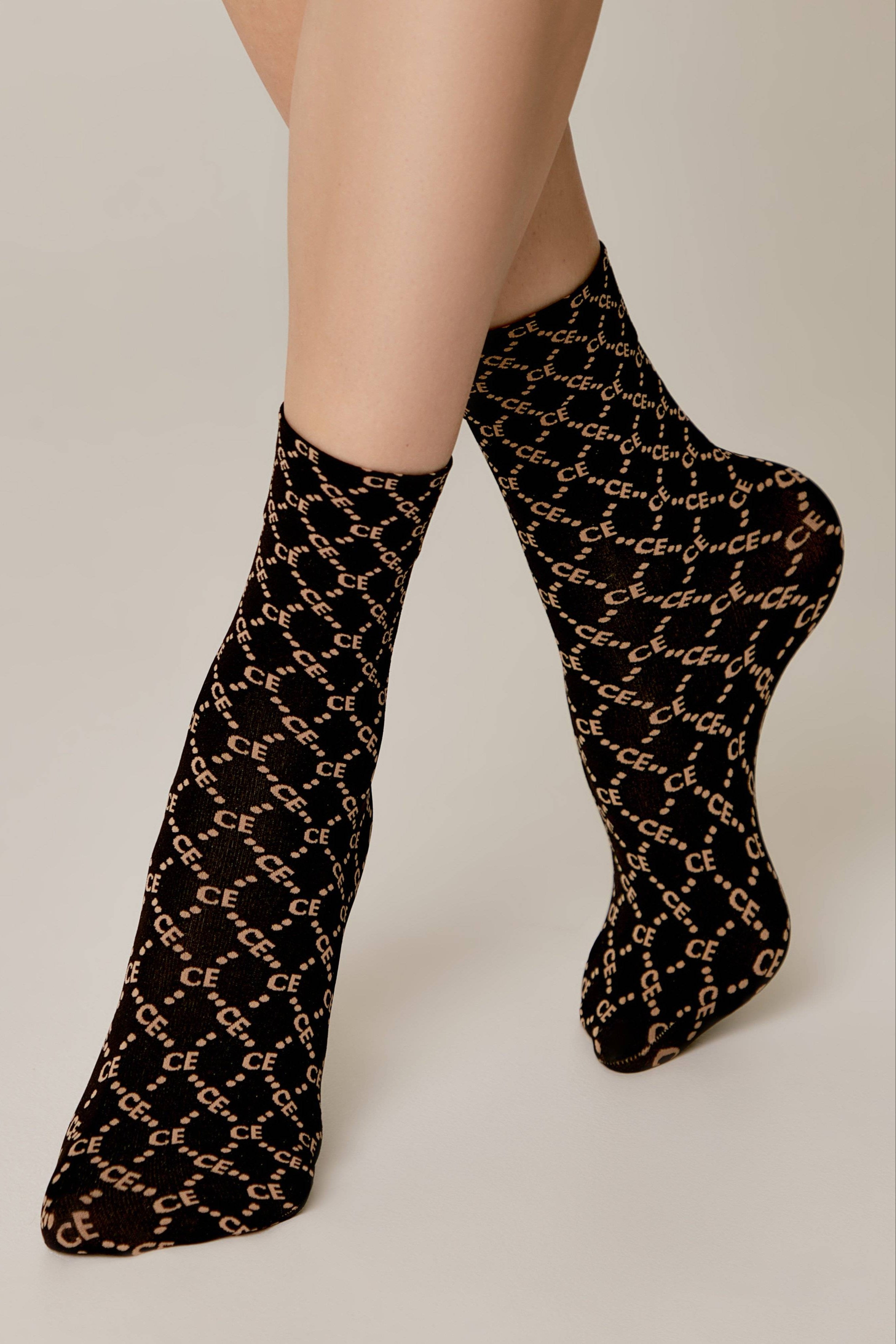 TheRanok.com Socks Conte Fantasy - Diamond Pattern — size reference