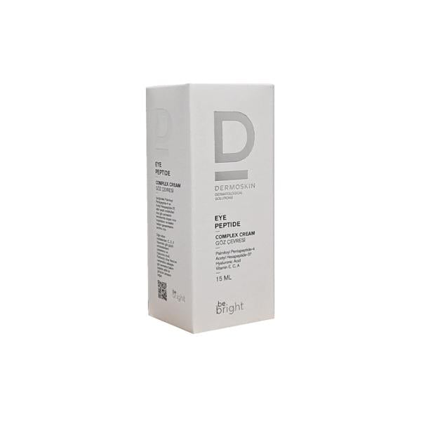 Dermoskin Be Bright Eye Peptide Complex Cream - Anti-Aging Hydrating Eye Cream 15ml