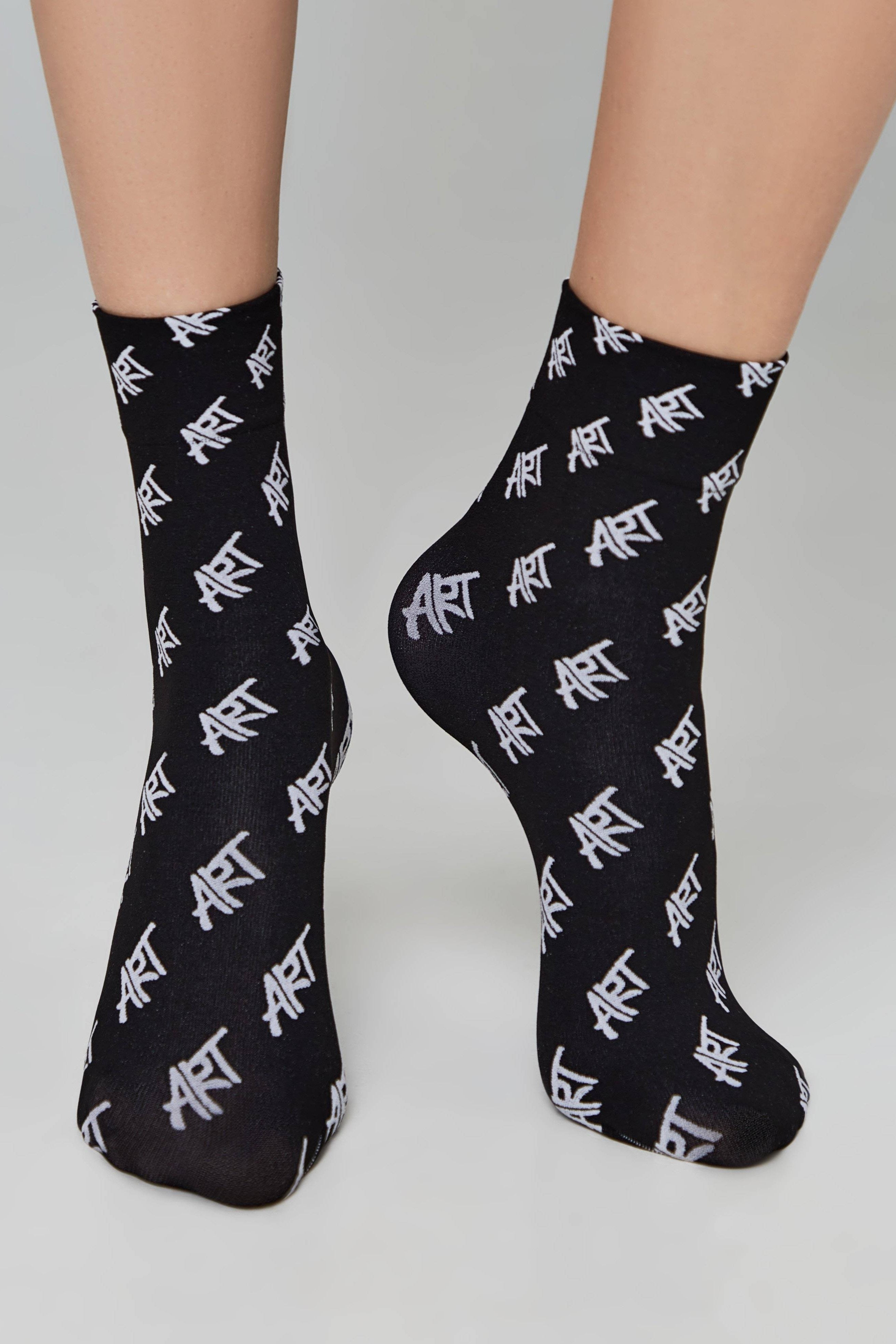 TheRanok.com Dense Socks Conte Fantasy - "Art" Designs — in-use photo