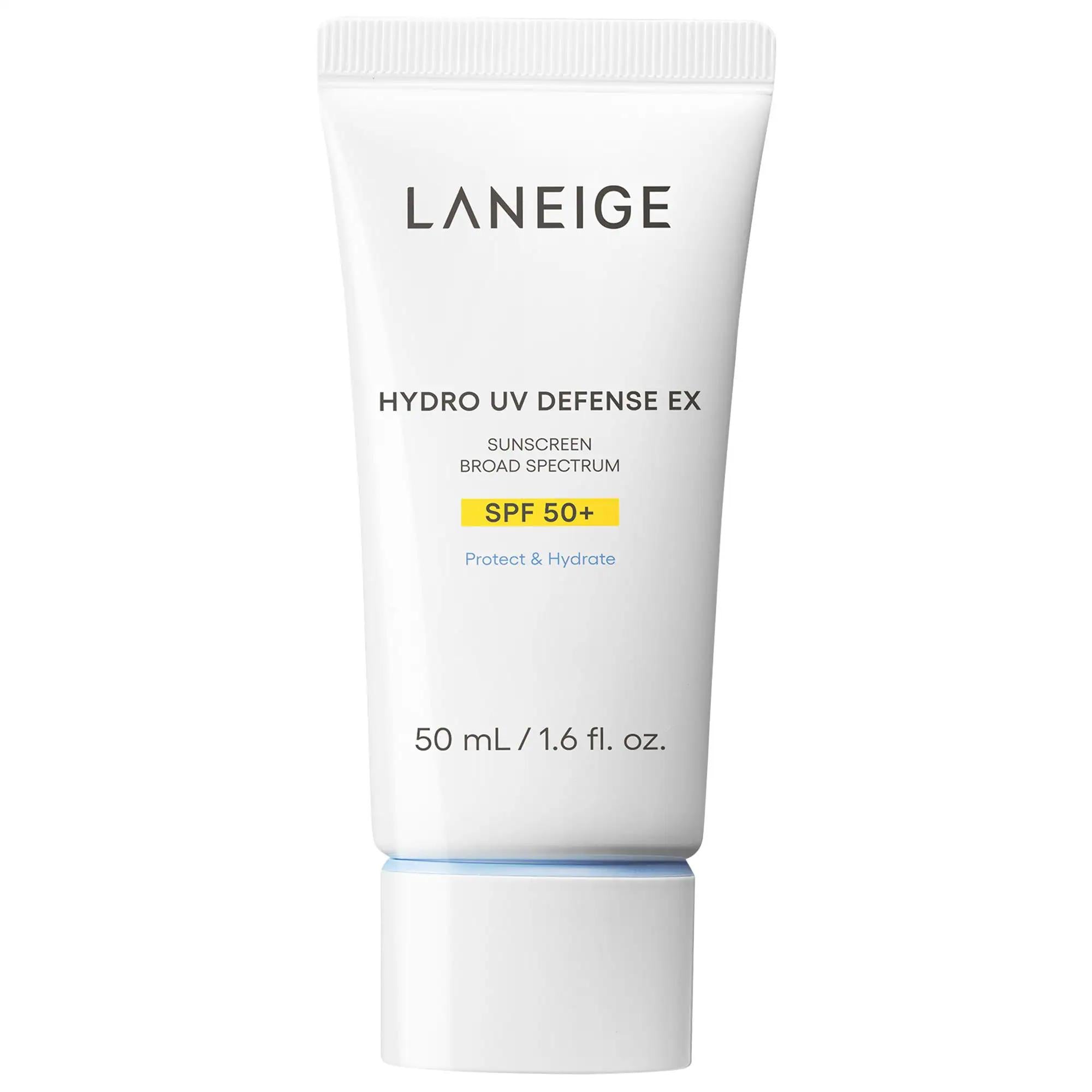 Hydro UV Defense: SPF 50+ Broad Spectrum Sunscreen - Korean Formula, No White Cast, Hydrating & Lightweight Protection