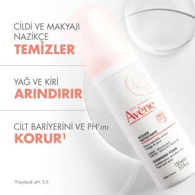 Avene Gentle Face Cleansing Foam for Normal to Combination Skin - Soothing Thermal Spring Water, 5.07 fl oz