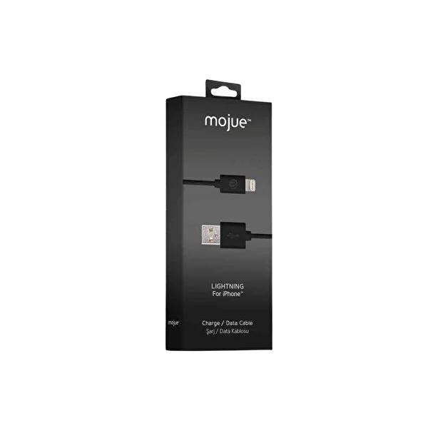 Mojue Lightning Cable: Fast Charge & Data Sync for iPhone/iPad - Durable 100cm Black USB-A to Lightning Cord
