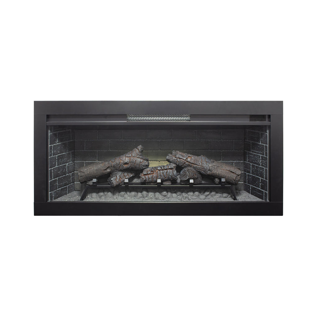 Nuvia 36-Inch Electric Antique Black Touch Panel Infrared Fireplace Insert With Removable Trim Kit (SAK84610) – SAKSBY WHOLES