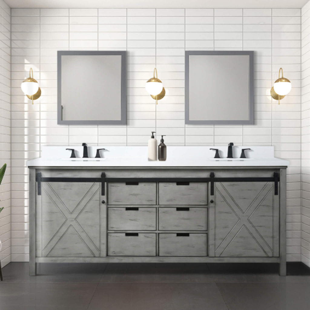 Nuvia 80-Inch Fully Assembled Double Bath Vanity With Soft Close Cabinets [No Countertop] (SAK53904) – SAKSBY WHOLESALE, view