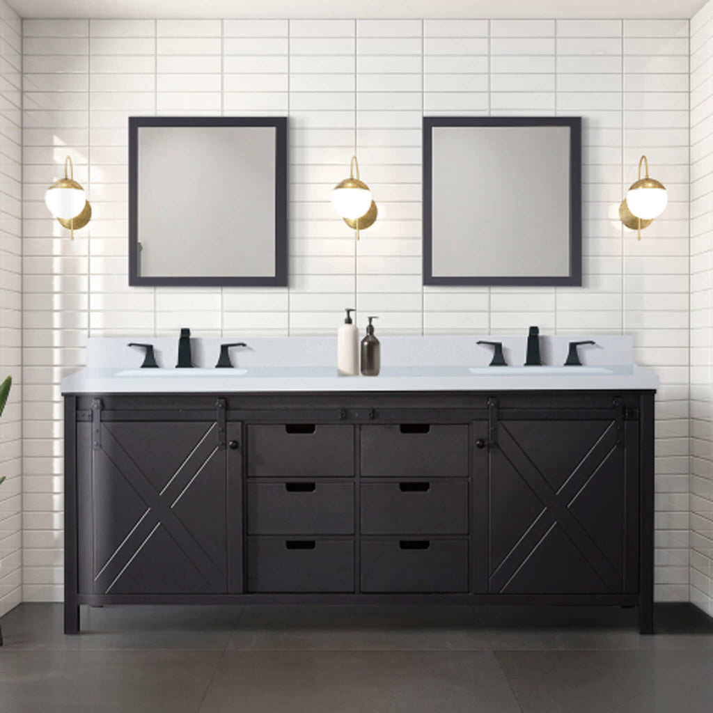 Nuvia 80-Inch Fully Assembled Double Bath Vanity With Soft Close Cabinets [No Countertop] (SAK53904) – SAKSBY WHOLESALE, view
