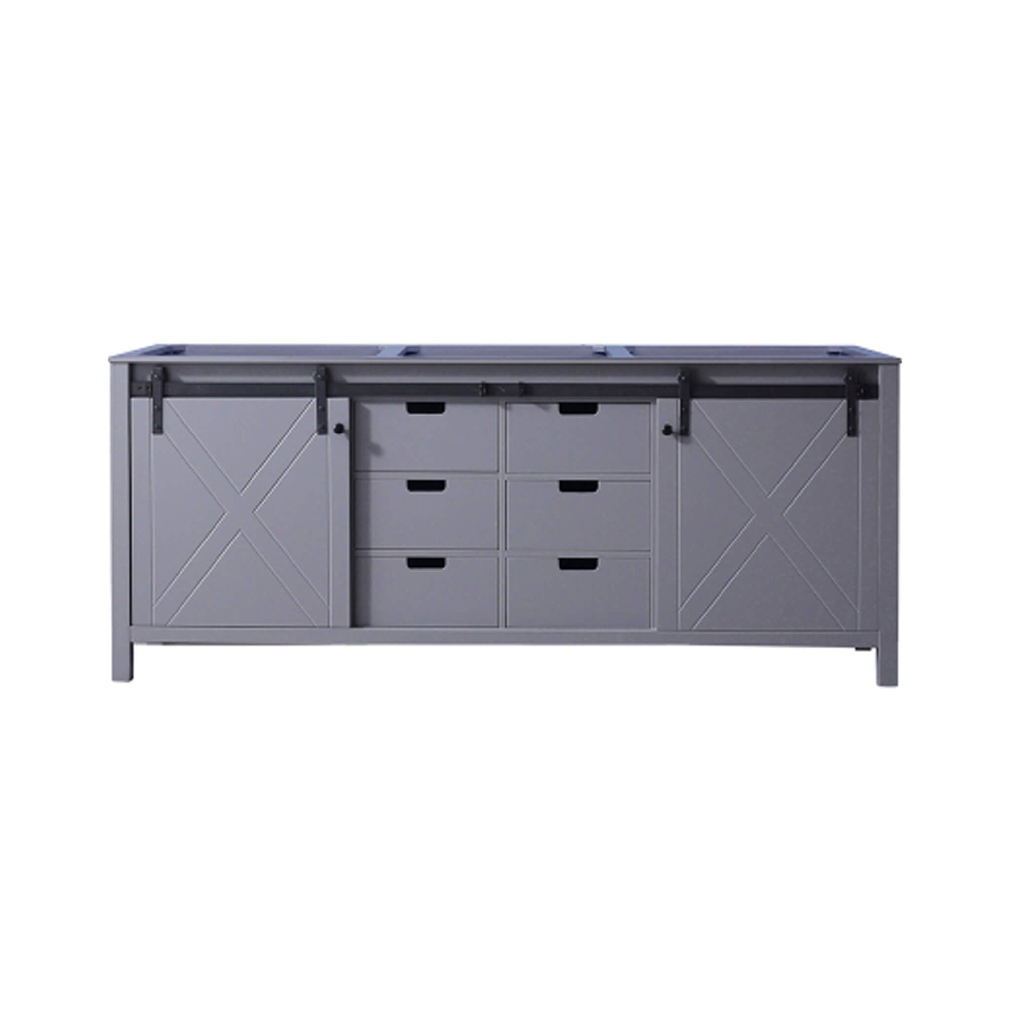 Nuvia 80-Inch Fully Assembled Double Bath Vanity With Soft Close Cabinets [No Countertop] (SAK53904) – SAKSBY WHOLESALE, view