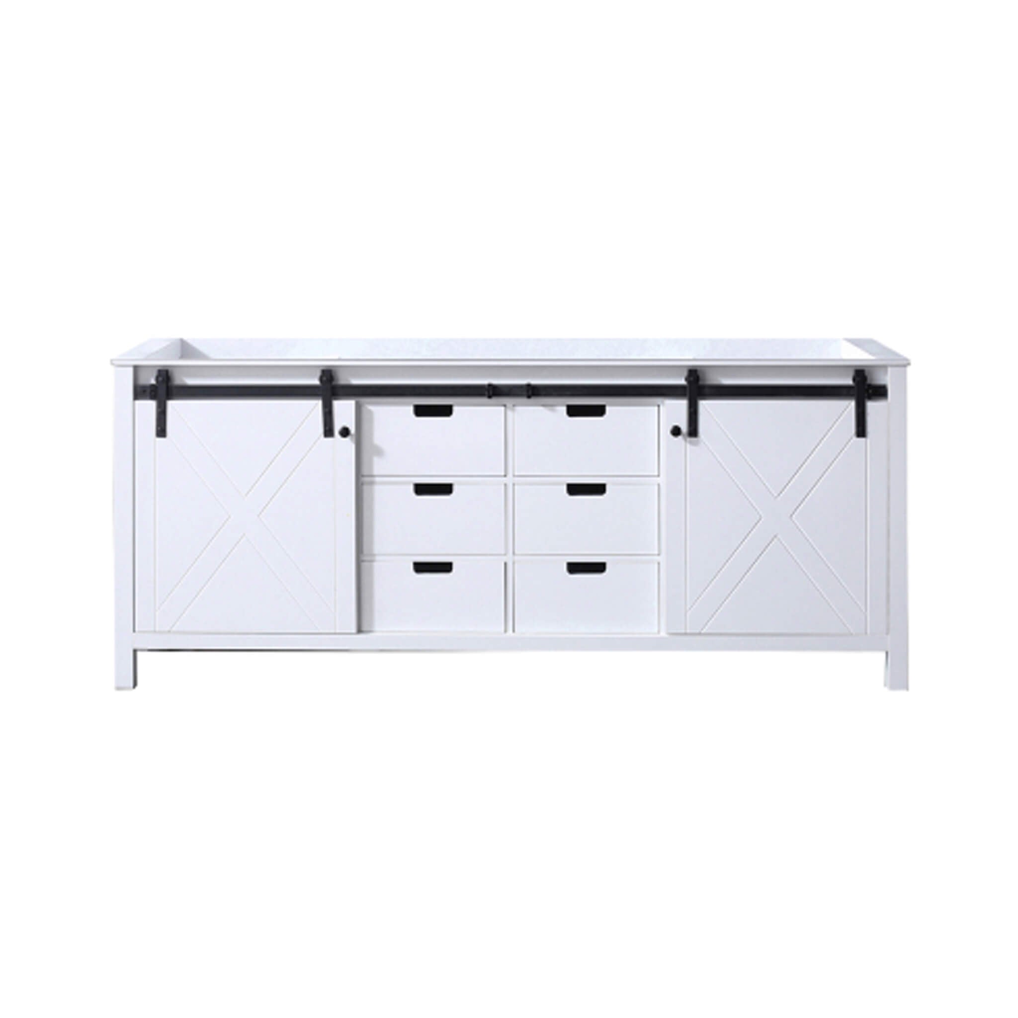 Nuvia 80-Inch Fully Assembled Double Bath Vanity With Soft Close Cabinets [No Countertop] (SAK53904) – SAKSBY WHOLESALE, view