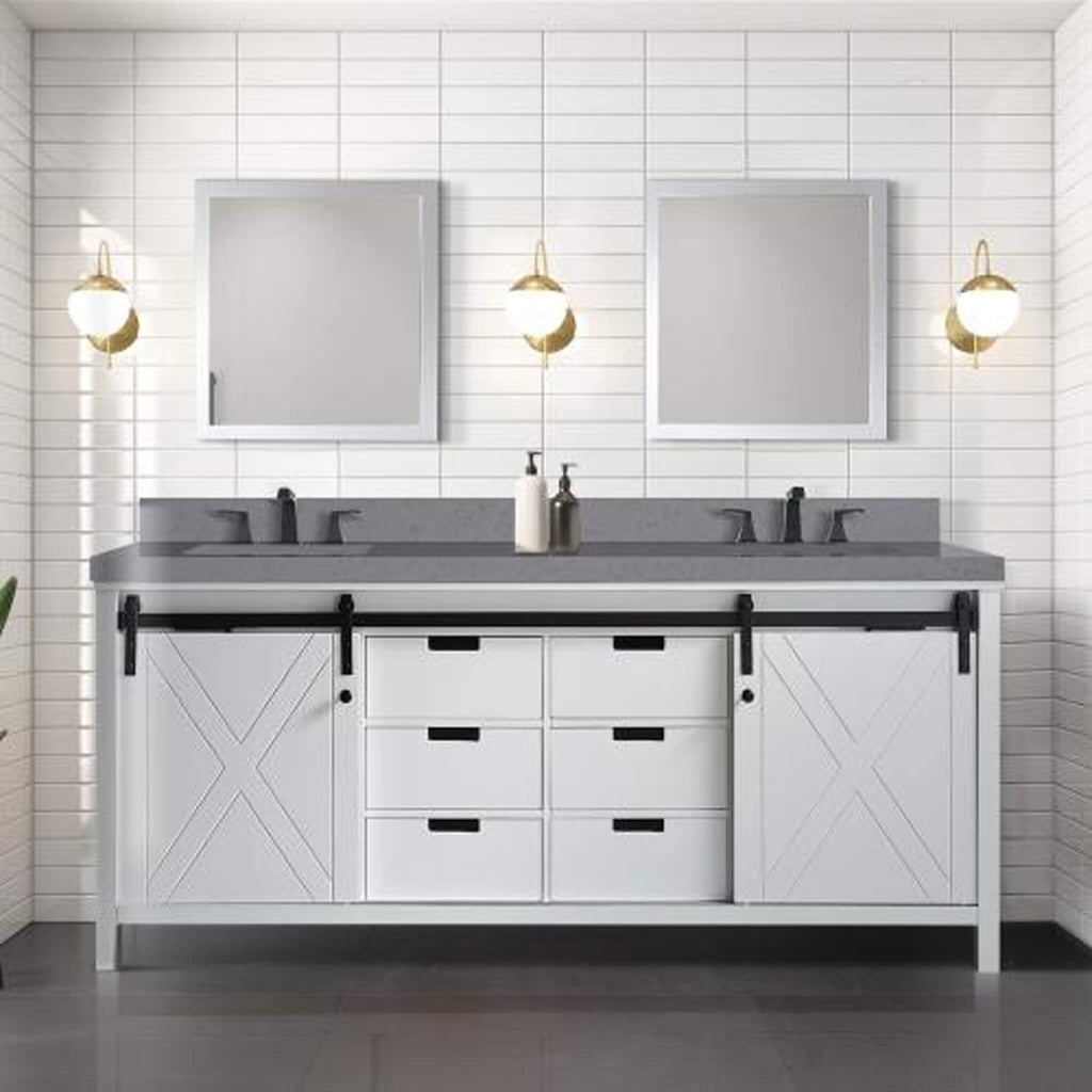 Nuvia 80-Inch Fully Assembled Double Bath Vanity With Soft Close Cabinets [No Countertop] (SAK53904) – SAKSBY WHOLESALE