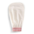 Let'scrub Silk Exfoliating Bath Glove for Smoother Skin - Natural Skincare, Gentle Exfoliation, Handmade
