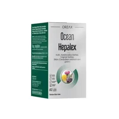 Ocean Hepalex: Advanced Liver Support & Detox - Milk Thistle, Artichoke, Dandelion, Choline, Antioxidant Supplement - 60 Softgels
