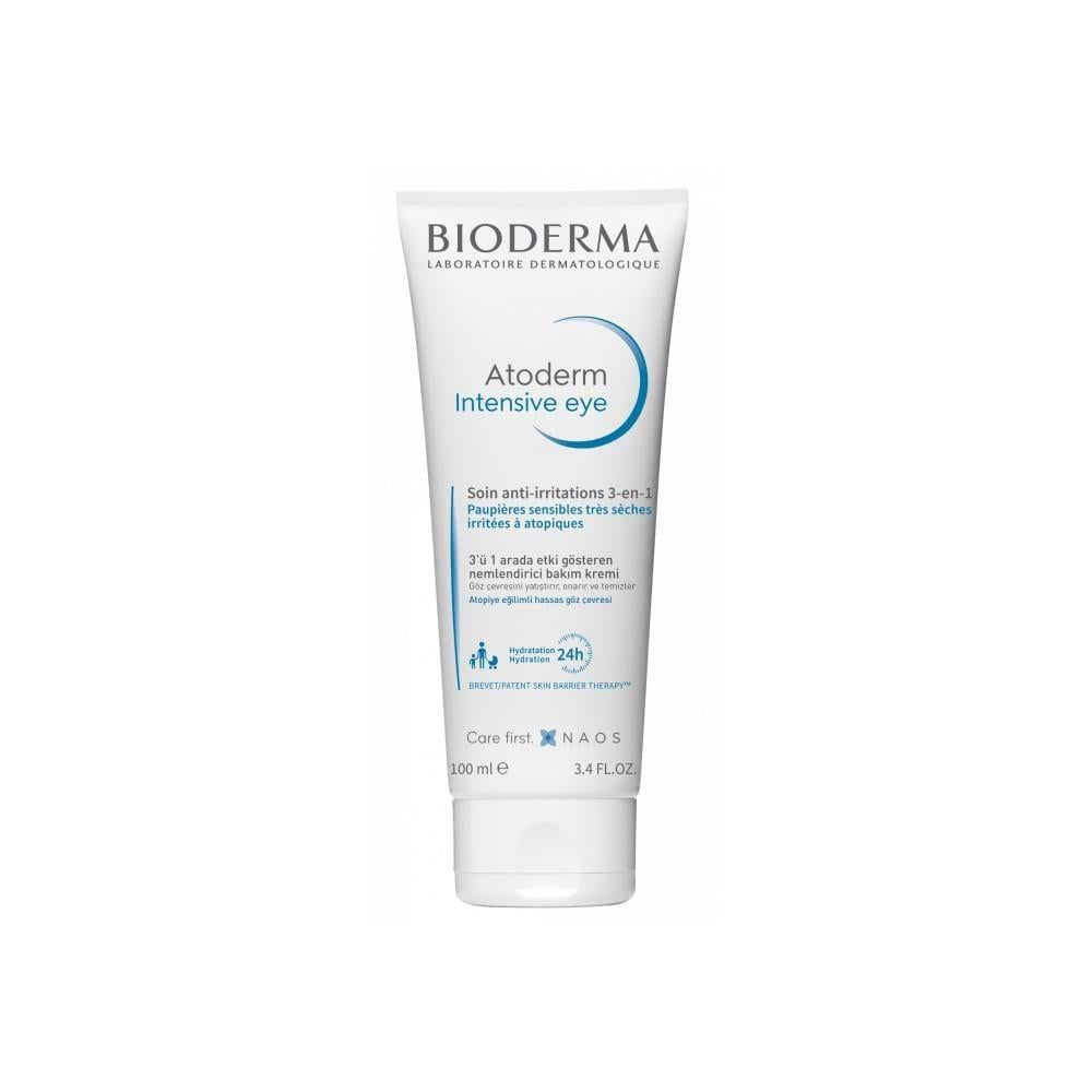Bioderma Atoderm Intensive Eye Cream & Makeup Remover: Soothe Dry, Sensitive Eyes with Gentle Hydration & Cleansing