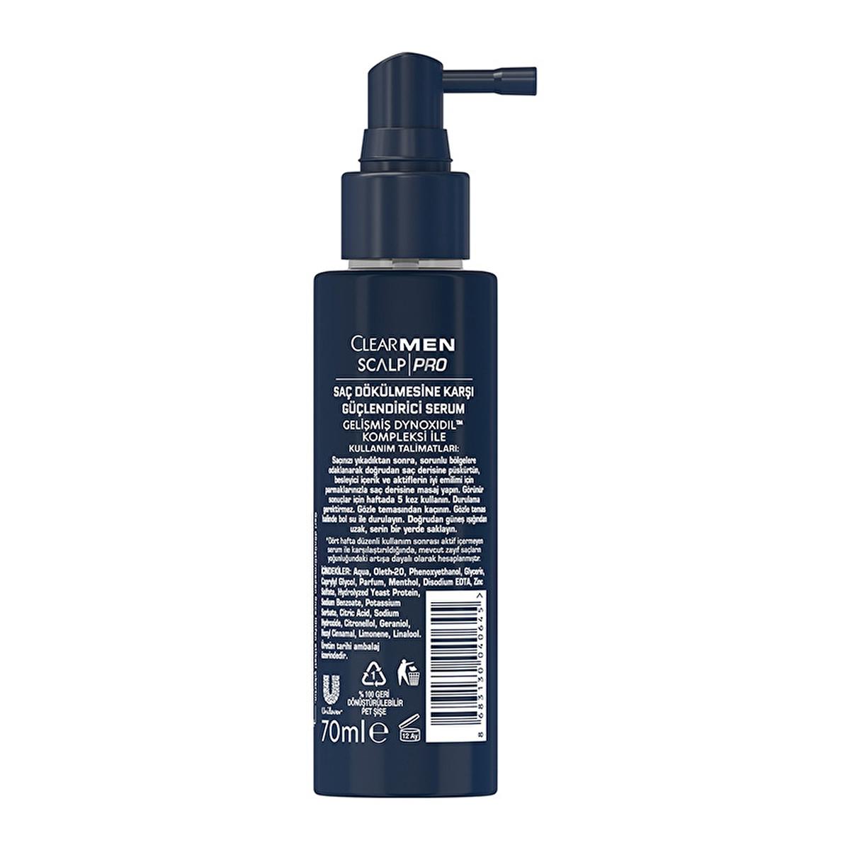 Clear Men Scalp Pro: Advanced Hair Growth Serum for Men - Clinically Proven Hair Loss Treatment - Strengthens & Thickens Hair for Increased Density