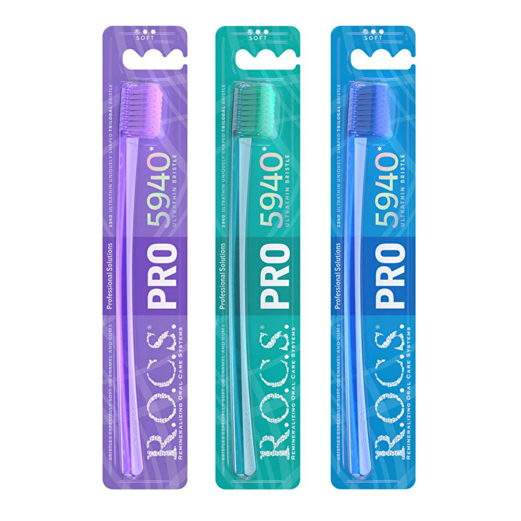 Rocs Pro Manual Toothbrush - Gentle, Effective Cleaning for Optimal Oral Hygiene