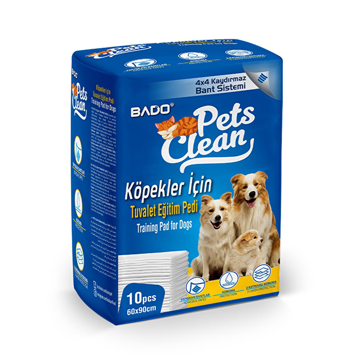 Pets Clean: Odor Control Dog Training Pads (10-Pack) - Leak-Proof, Ultra-Absorbent Puppy Potty Pads for Indoor Toilet Training