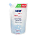 Isana Med: Gentle & Vegan Face and Body Wash Lotion for Sensitive Skin | Dermatologically Tested, pH Balanced & Fragrance Free