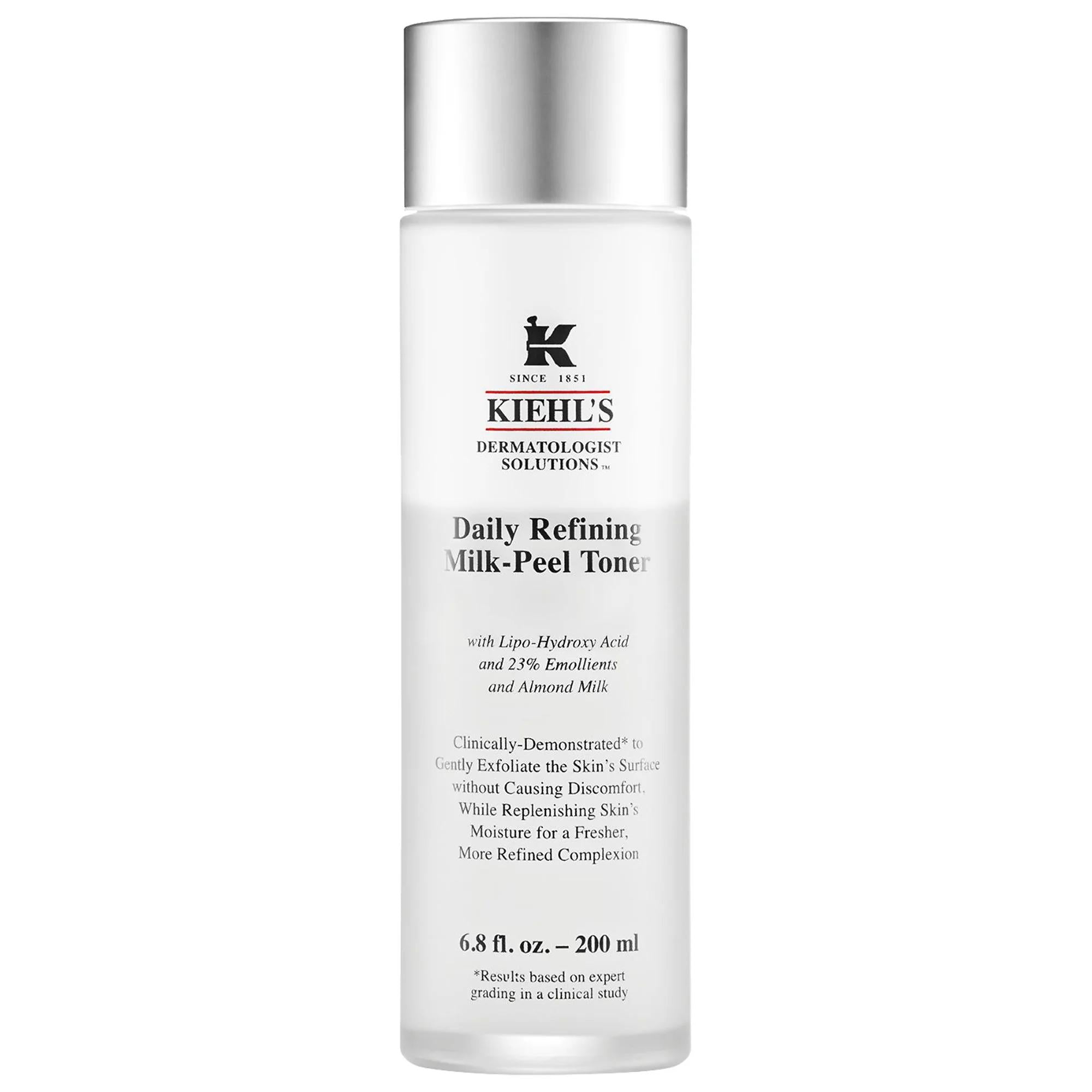 Milk-Peel Gentle Exfoliating Toner: LHA, Almond Milk - Smoother, Brighter Skin with Daily Gentle Exfoliation & Hydration