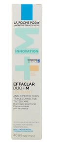 La Roche-Posay Effaclar Duo+M Unifiant Light: Acne Treatment Cream for Sensitive Skin, Reduces Blemishes & Even Skin Tone - 40ml