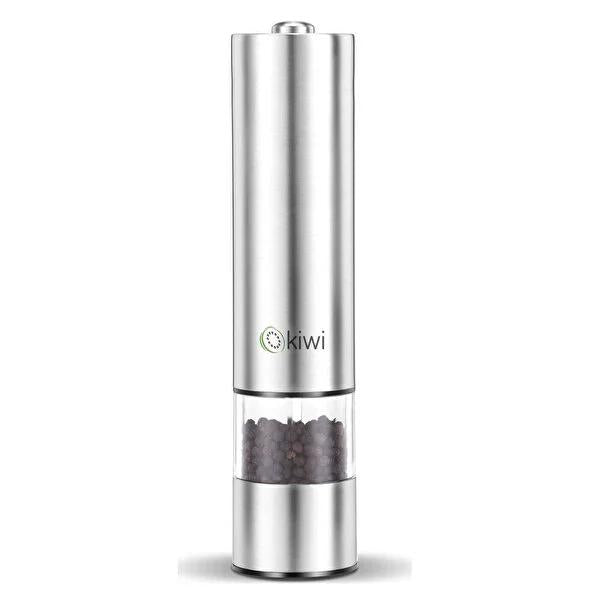 Kiwi Automatic Spice Grinder - Electric Stainless Steel Grinder with LED Lighting