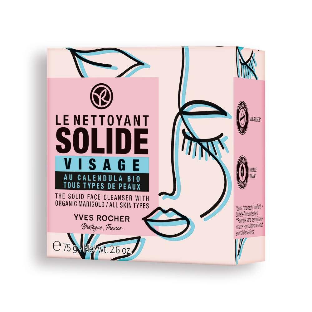 The Body Shop Solid Face Cleanser - Gentle, Natural Skincare with Organic Calendula
