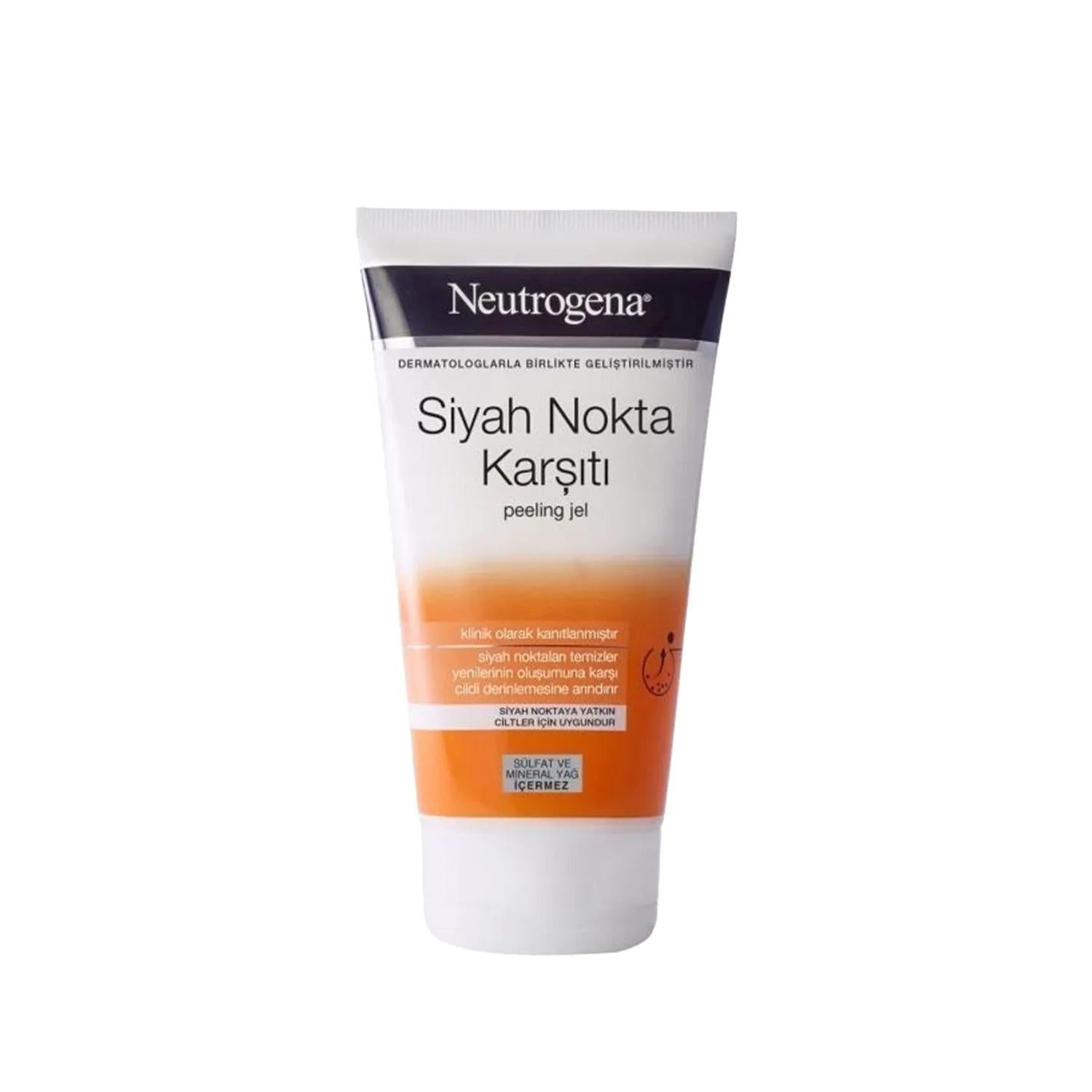 Neutrogena Exfoliating Gel for Blackhead Removal - Gentle Exfoliation for Clearer Skin, 150ml